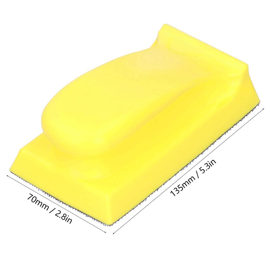 Hand Hand Sanding Pad Hand Sanding Block with PU Foam Material for Manual Fine Polishing Sander,