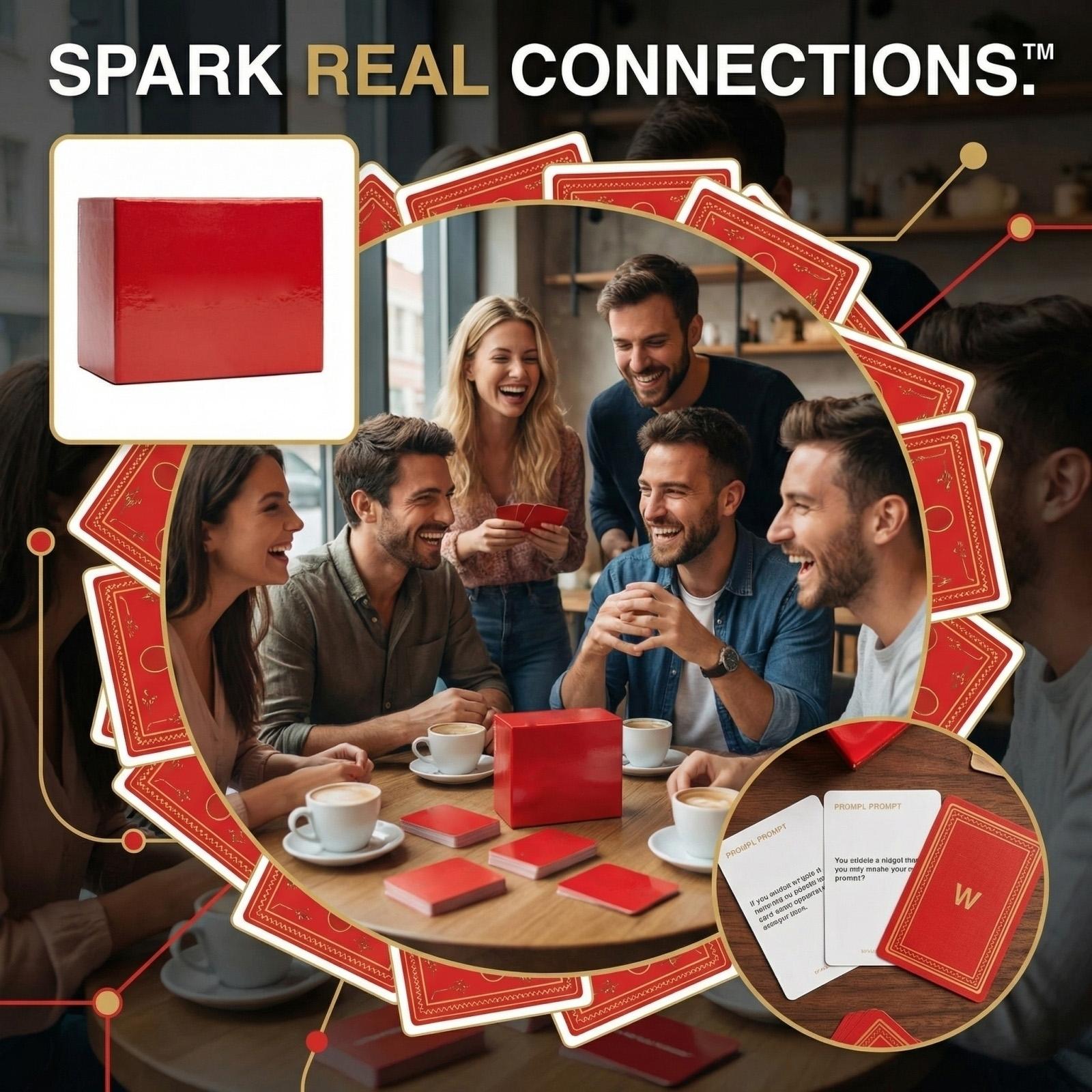 

Conversation Cards Game, Deep Talk Relationship Cards For Couples Friends Family One Size