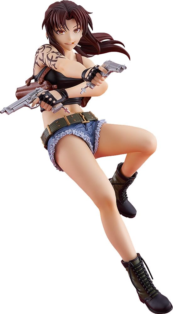Good Smile Company POP UP PARADE BLACK LAGOON Revy L size Plastic Painted Complete Figure Non-scale чёрный