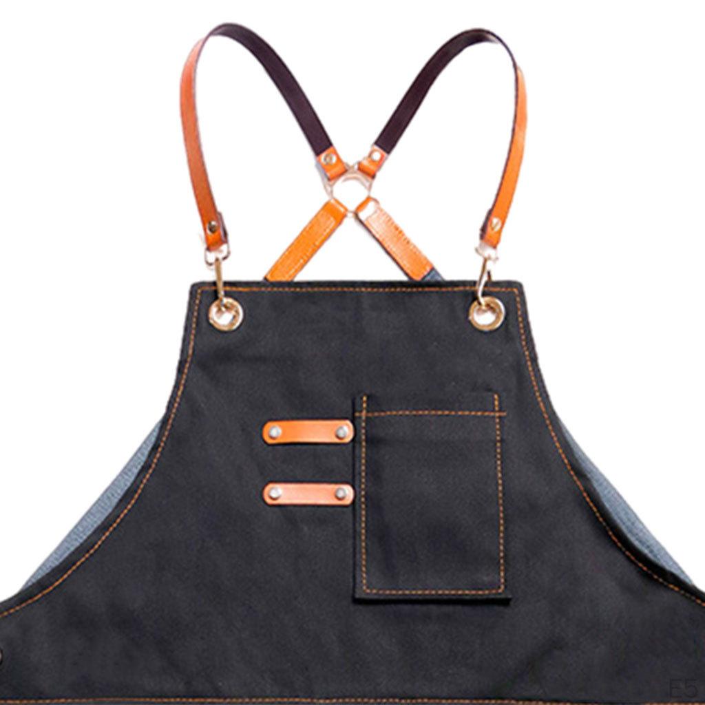 Canvas Apron for Cafes BBQ Garage
