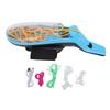 Lançador de Corda que Brilha no Escuro Corda Luminosa com Recolhimento Automático Brinquedo para Parques Salas de Aula Festas de Jogos Viagens de Carro