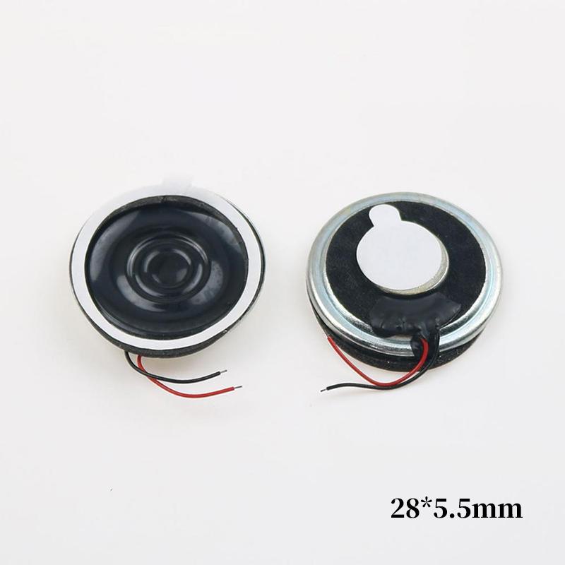 2PCS 13mm 15mm 16mm 18mm 18 20 23 26 28 30 MM Mini Speaker Round Runway Loudspeaker 8Ohm 0.5W For MP4 Toys Cellphone Small Audio