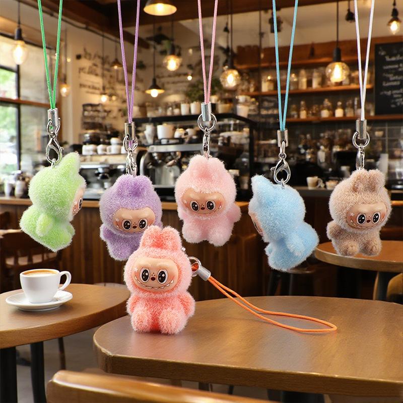 1pc Plush Doll Keychain Pendant Small Doll Bag Pendant Creative Small Gift Pendant