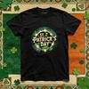 Saint Patrick Retro T Shirt Man Cotton Casual Funny Festival Green Printed T Shirt Lucky Irish Unisex Adult Party Tee