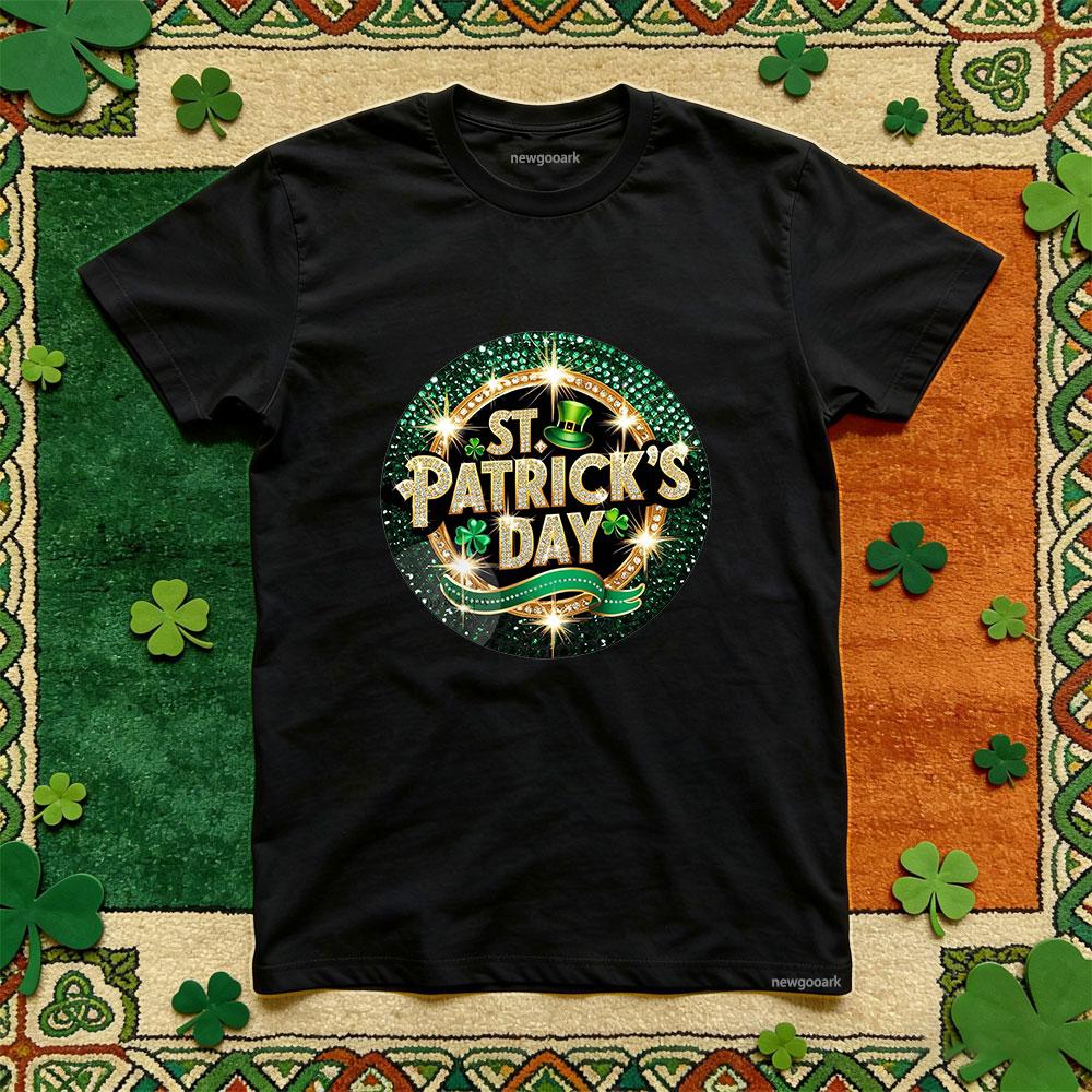Saint Patrick Retro T Shirt Man Cotton Casual Funny Festival Green Printed T Shirt Lucky Irish Unisex Adult Party Tee