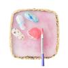 1Pc  Exclusive Nail Resin Palette Gold Edge Agate Flakes Nail Painting Color Palette Nail Display Board Tools