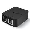 2 portas rj45 cat6 lan hub rede switch box seletor 2 em 1 para fora 1 em 2 para fora conector divisor de cabo ethernet para portátil