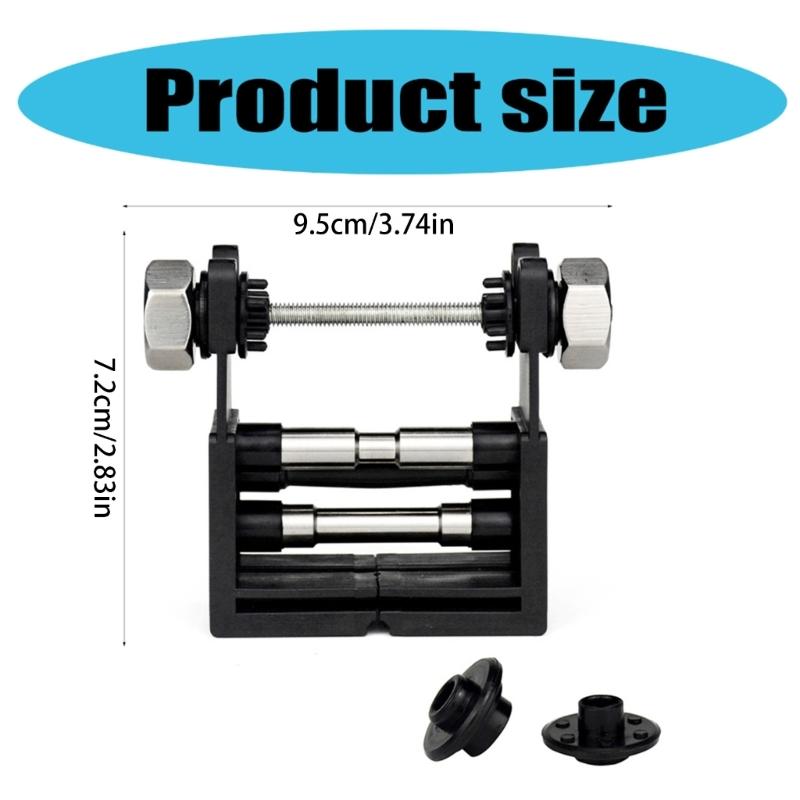 Adjustable Tension String Serving Jig Tool Aluminum String Winder for Compound and Recurve Bowstring Serving