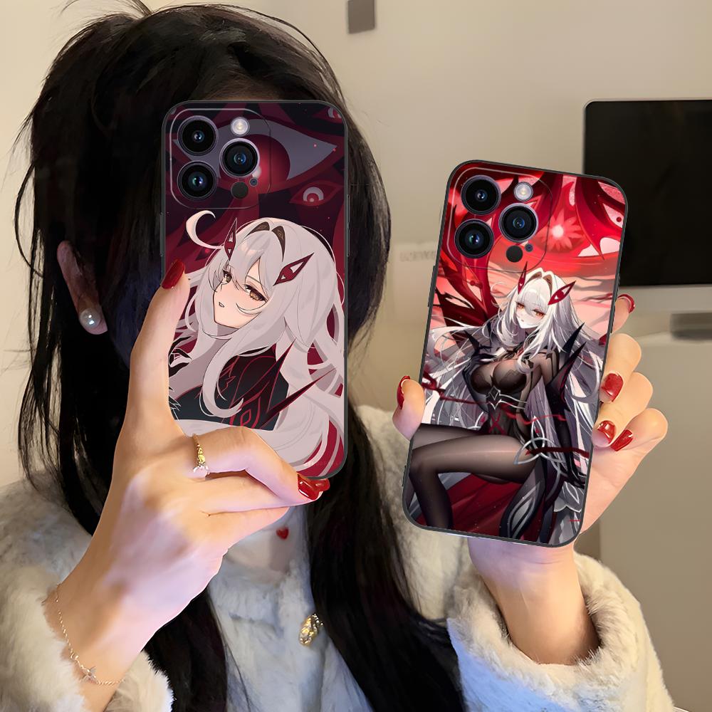 Genshin Impact Ronova Phone Case for iPhone 17 16 15 14 13 12 11 X XR XS 8 7 Air Pro Max Plus Mini Colorful Cover Pretty Cover