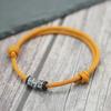 Retro Sanskrit Bracelet For Men A Grade 3mm Cord Chain Braslet Adjustable 5 Colors Lucky String Braclet Meditatin Accessories
