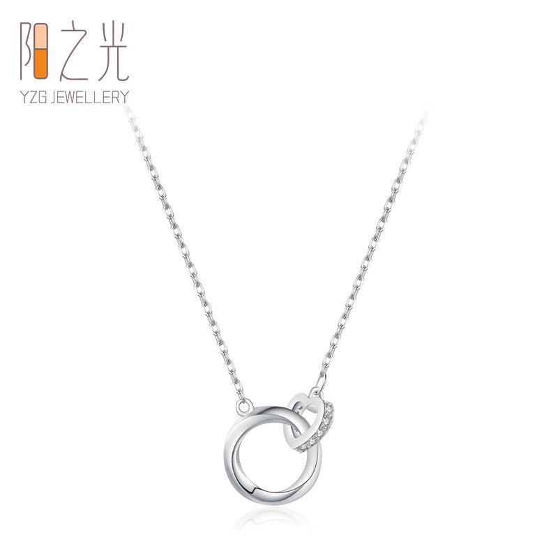 Tancise S925 Sterling Silver Luxusný osobný náhrdelník s príveskom Dámsky klasický náhrdelník s prílivom na párty darček na párty