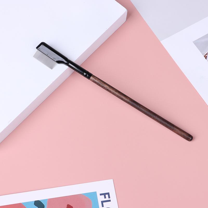 1 szt. Metalowa szczotka grzebieniowa do rzęs, brwi, makijaż, narzędzie do przedłużania rzęs