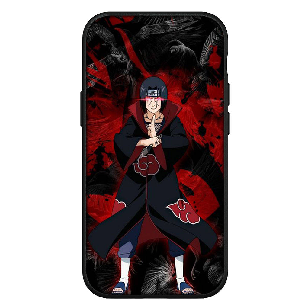 

для iPhone 16 15 X XR Samsung Galaxy S24 S23 Plus Xiaomi Redmi Note 13 12 11 Pro Max 10 14 OPPO Huawei Чехол Акацуки Итачи Учиха Наруто Чехол для телефона for Xiaomi Poco F5 5G