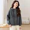 Spring Casual Niche Hooded Sweatshirt Jacket