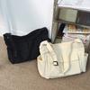 Tooling Wind Large Capacity Canvas Bag Simple Leisure Travel Shoulder Messenger Bag Men's and Women's Street Trend Messenger Bag