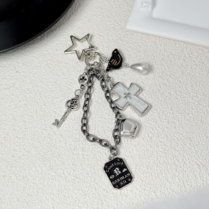 Ins Style Sweet Keychain Trend Backpack Hanging Piece Bag Charm Car Key Chain Girl Jewelry Accessorie Gift