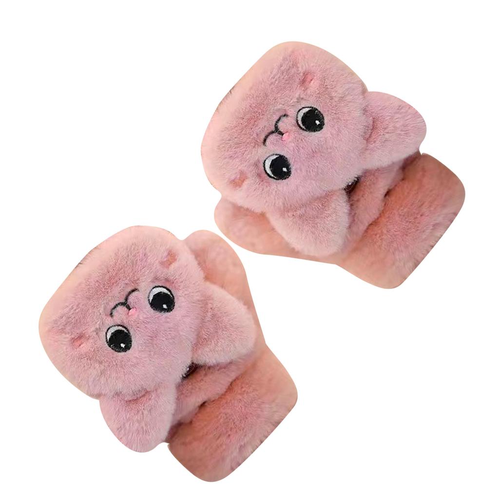 Flap Gloves Imitation     Cat Patterns Thickened Convertible Gloves for Using Smart Devices Writing