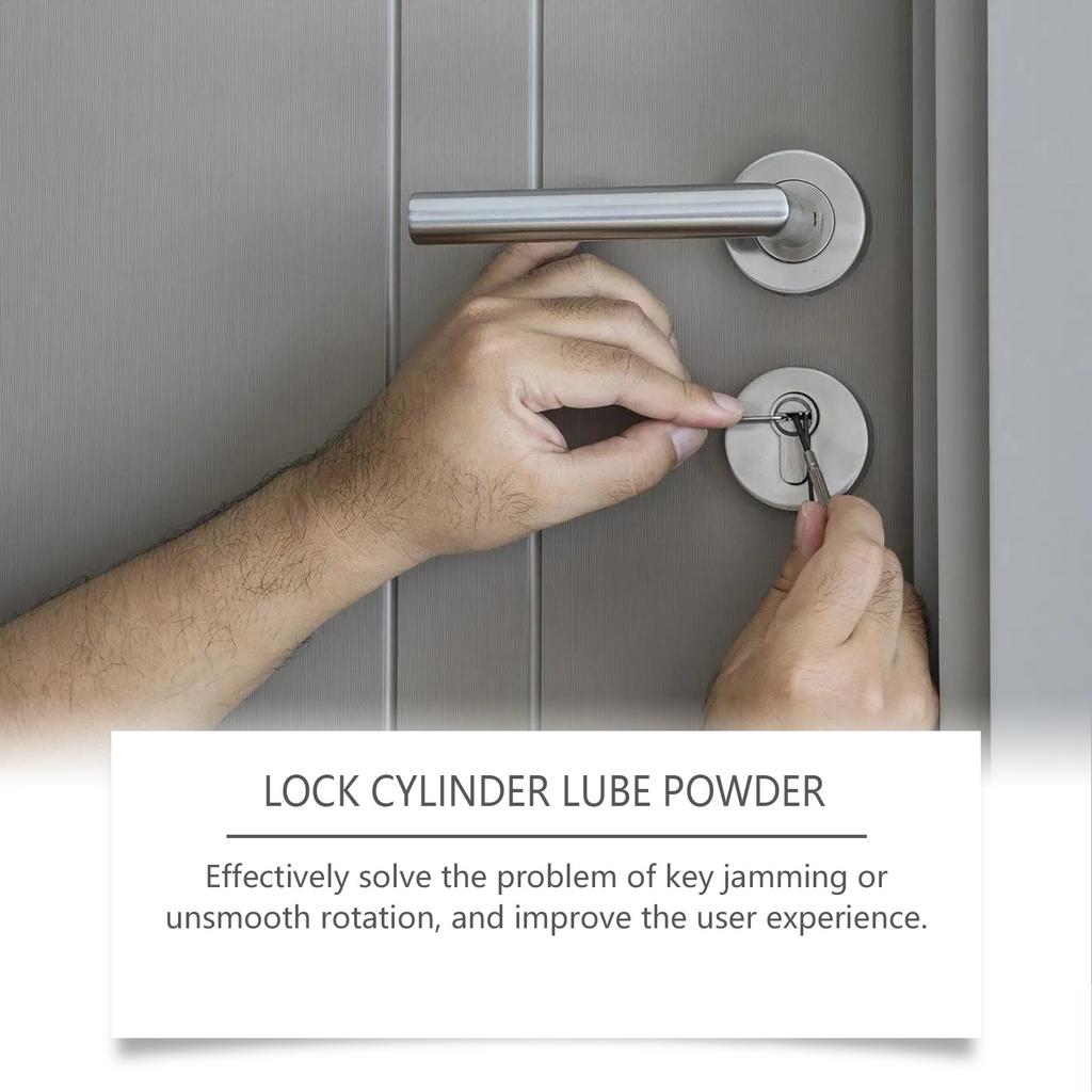 Spray Lubrifiant cu Pulbere Uscată pentru Miezul Cilindrului de Blocare din Grafit, Un Instrument de Lubrifiere Multifuncțional Pentru Întreținerea Lină și Anti-rugină a Cheilor de Blocare 60ml