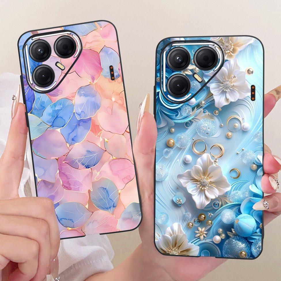Phone Case For Tecno Pova 7 5G Cover Silicone Cute Cat Fashion Funny Painted Casing For Tecno Pova7 5G LJ7