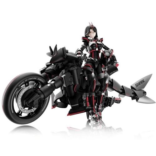 

LEBOO Yubo Wenchuang Warrior Goddess Shake 1/12 Scale Pre-Colored Plastic Assembly Model Kit, Approximately 160mm Tall