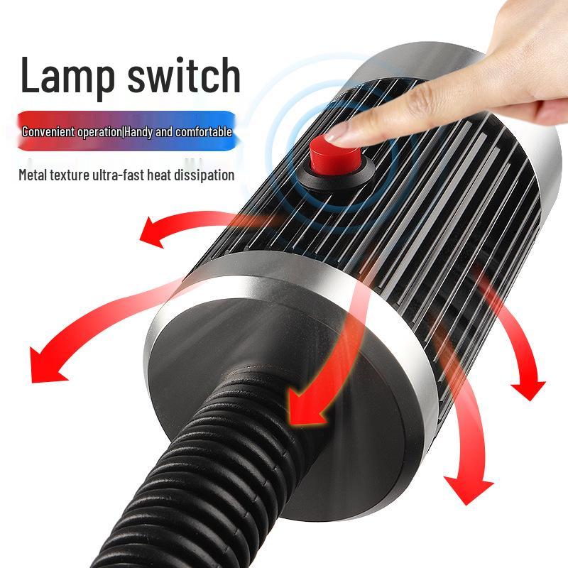 9W 24V LED Gooseneck CNC Lathe Milling Machine Lamp with Magnetic Base