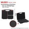 Multi-Functional Tool Storage: Handheld Plastic Box for Tools, Electric Drill, and Multimeter Equipment