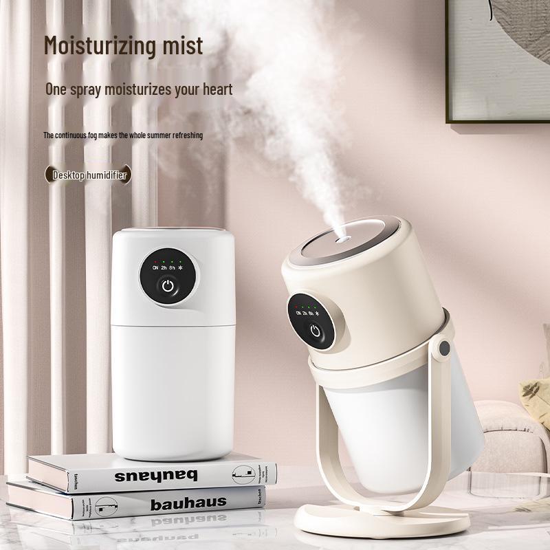 Portable Desktop Humidifier & Mini Air Purifier with Night Light for Office or Bedroom - High Mist Volume for Optimal Hydration