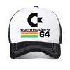 Commodore 64 Mesh Baseball Cap Outdoor Casual Breathable Mesh Trucker Hats Fashion Sport Adjustable Snapback Cap Gorras