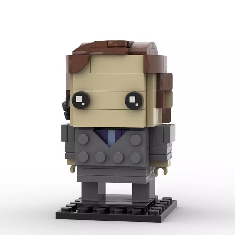 Square Head Boy Building Block Compatible With Breaking Bad - Sol Puzzle Puzzle Hands-On Set Peripheral Toy Men