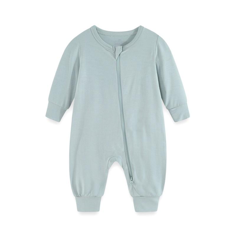 

Kiddiezoom 1PCS Детский милый комбинезон с длинными рукавами, комбинезон на молнии из вискозы, осенняя одежда для мальчиков и девочек 0-24 месяцев 12M