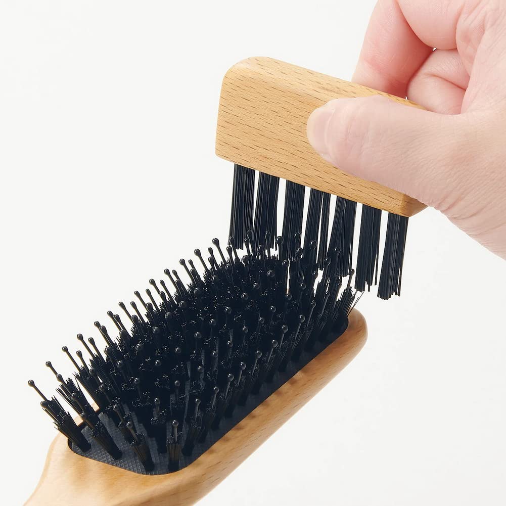 MUJI Beech Wood Hair Brush Total Length 20cm Mixed Hair 82575163