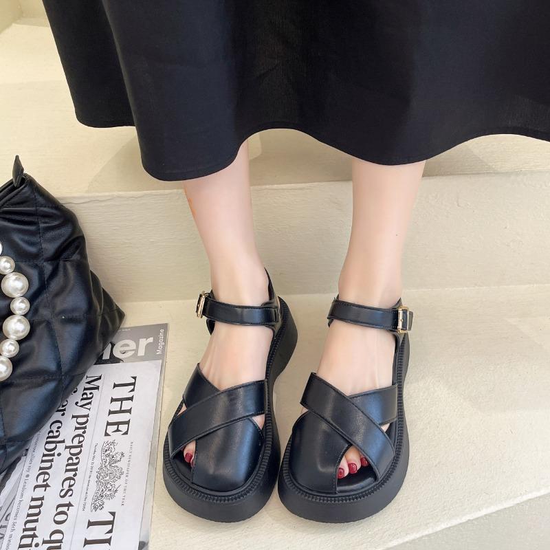Fashion Women's Sandals Novelties 2025 Platform Orthopedic Roman Comfortable Flat Summer New Sandals Woman Comfortable Fashion Shoes