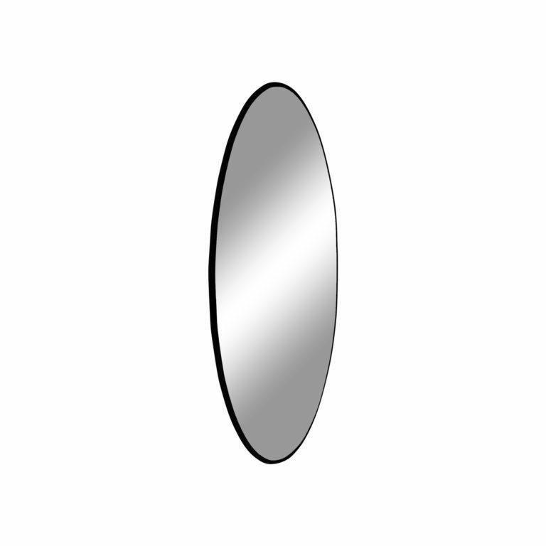Jersey WALL MIRROR Round Black 60cm