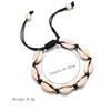 Summer Beach Shell Handmade Braided Adjustable String Seashell Anklets for Women Jewelry