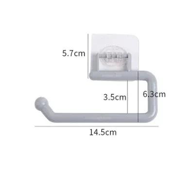 Kitchen Tissue Holder Hanging Toilet Roll Paper Holder Kitchen Paper Towel Rack Bathroom Cabinet Door Hook Holder Organizer