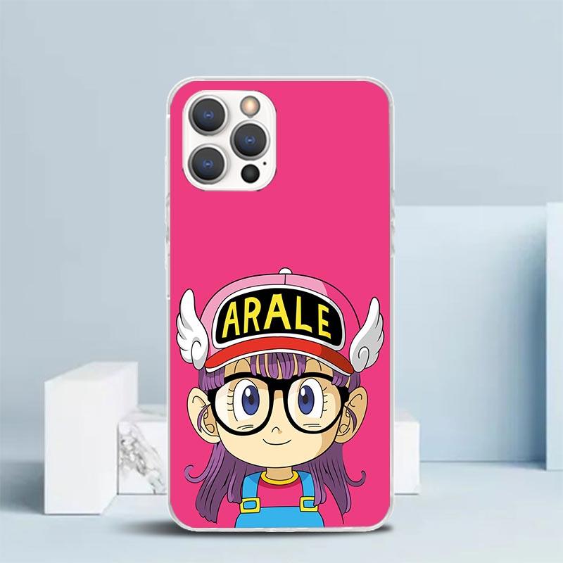 Arale Dr Slump Phone Case For IPhone 16 17 Air 16E 15 14 Plus 13 Mini 12 11 Pro Max 7 8 + SE 2020 Soft TPU Back Cover 16 17 Air