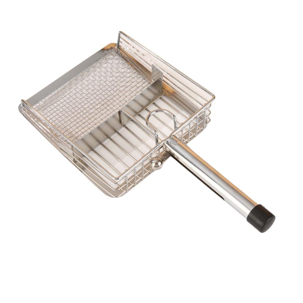 Stainless Steel Cat Litter Shovel Push-pull Design Pet Waste Picker Cat Poop Scooper  Pet Supplies Grid