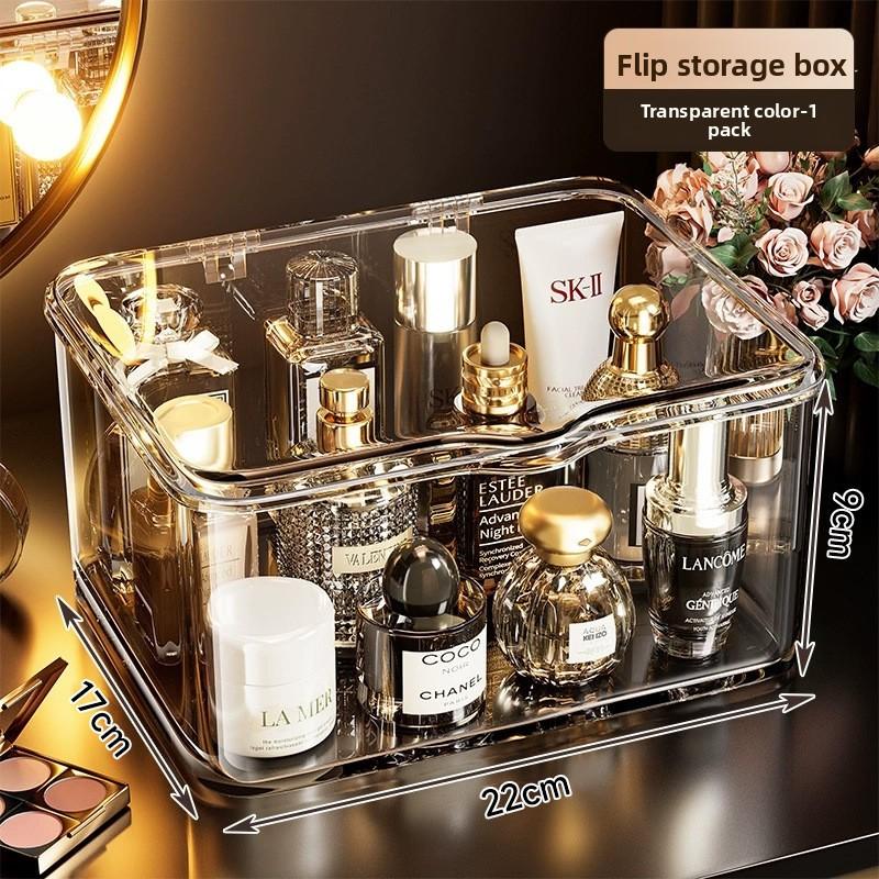 Large-capacity Dustproof Flip-top Storage Box with Lid for Household Cosmetics 1PC 980₽