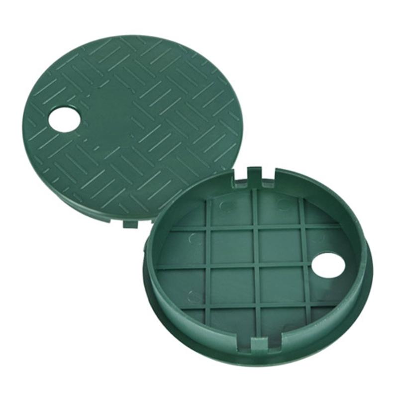 Easy To Install Green Plastic Valves Box Cover For Garden Sprinkler Systems Residential and Commercial Irrigation Needs