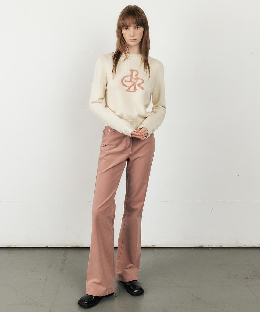 CITYBREEZE Corduroy Comfort Bootcut Pants_Pink