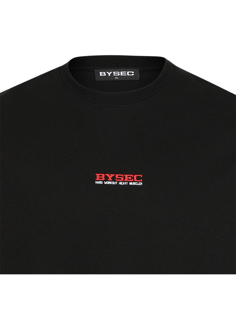 BYSEC Premium Double-Sided Heavy Muscular Oversized Short Sleeve T-Shirt_2 Colors