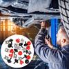Complete Engine Undertray Cover Screw Set Engine Splashes Shield Guard Body Bolt set Vehicle Accessories for Automotives