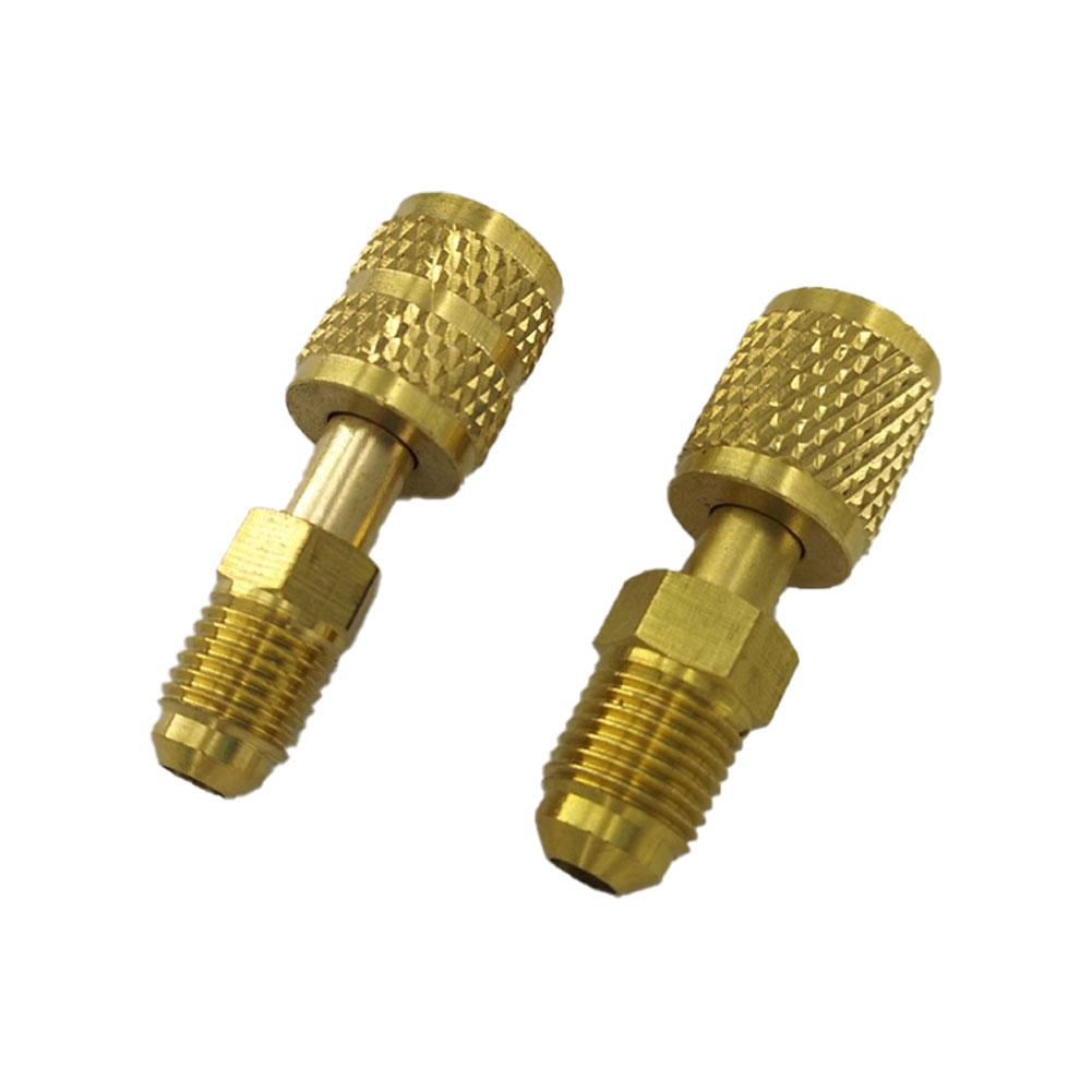 Adapter FOR M 5/16 X F 1/4 SAE Air Conditioner Quick Couplers For R32 R410a Refrigerant Air Conditioning Filling Dropshipping