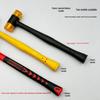 Detachable Double-Headed Hammer: Goldsmith & Silverware Manual Tool with Round Rubber Sledgehammer Head for Household Installation