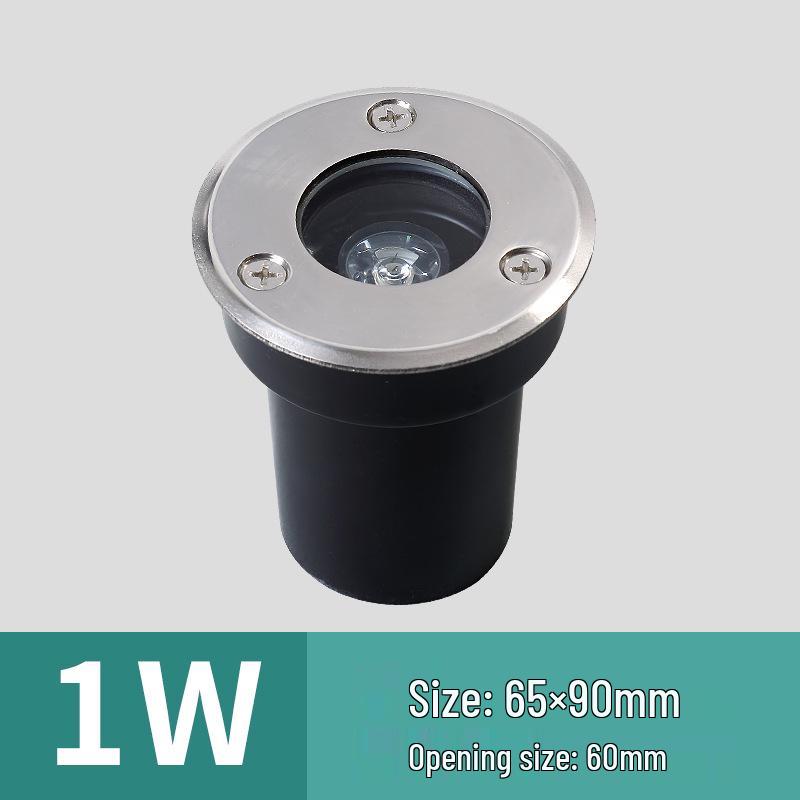 Low Voltage 12V-24V Outdoor LED In-Ground Light: Waterproof, Stainless Steel for Parks and Courtyards