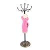 Metal Jewelry Display, Necklace Showing Rack Ear  Hanging Holder Bracelet Shelf;Gold: