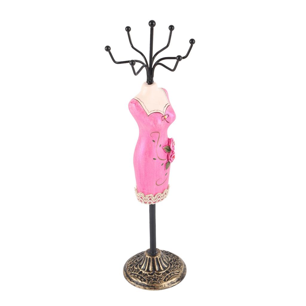 Metal Jewelry Display, Necklace Showing Rack Ear  Hanging Holder Bracelet Shelf;Gold: