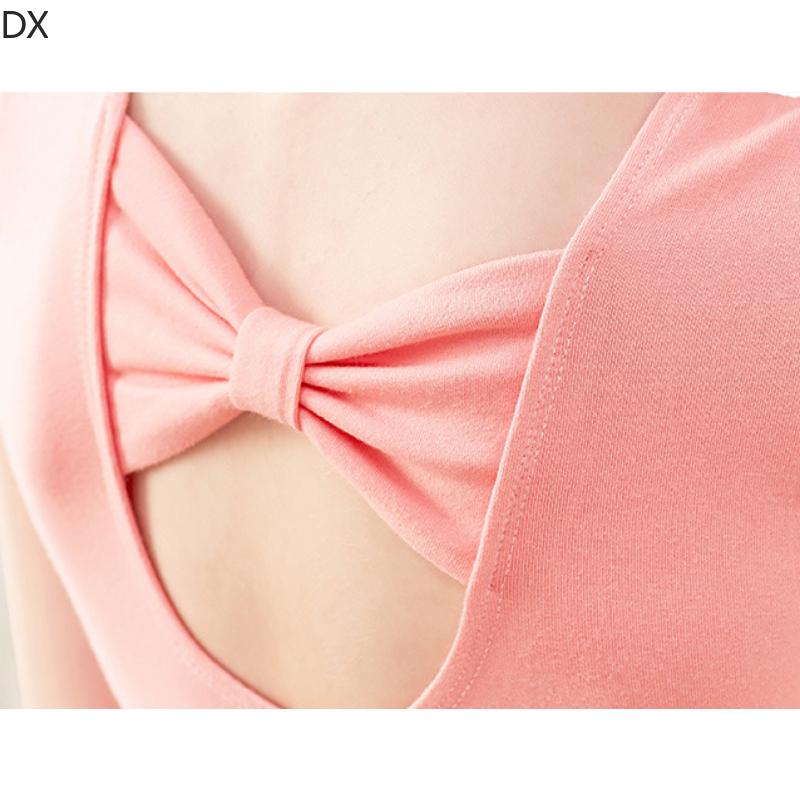 DX-Dance Costume Kids Costume Spring Short Sleeve Girls Bow Ballet Dress Girl