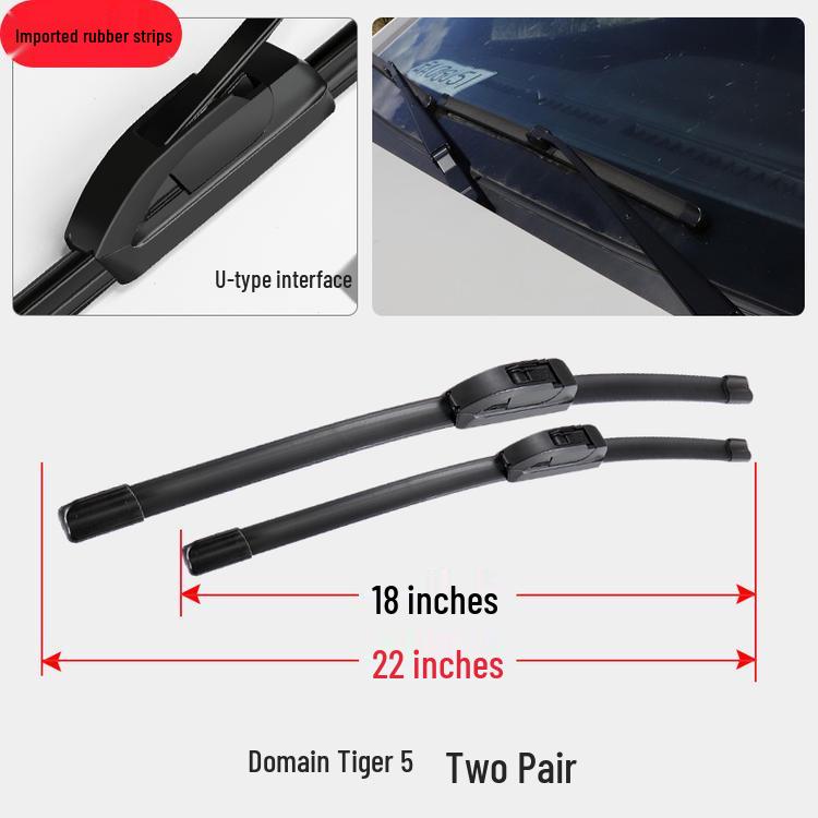 JMC Yuhu 3-5-7 Boneless Wiper Blade Rubber Strip - Car Accessory