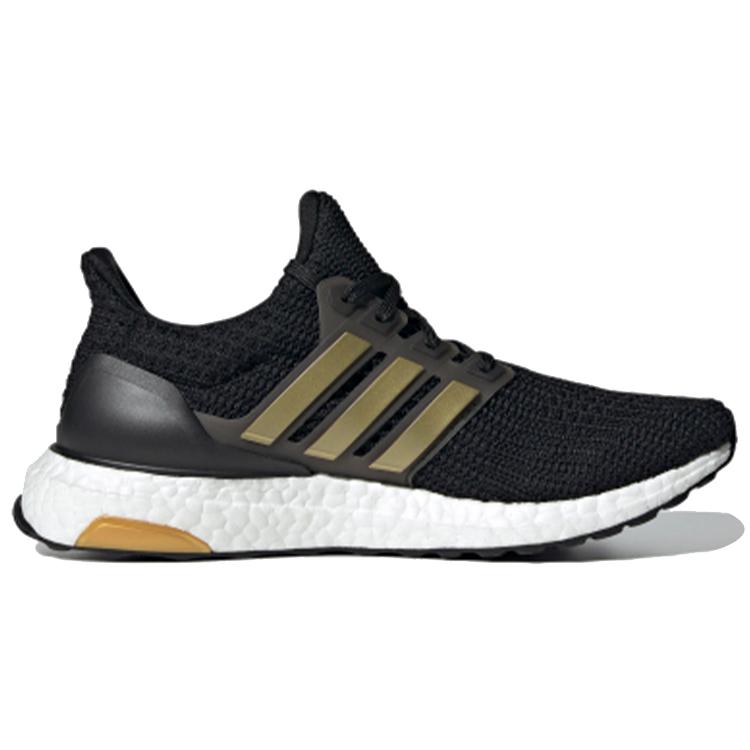 New Adidas Ultraboost 4.0 Dna 'Black Gold Metallic' Women's FY9334